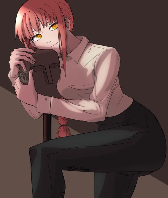 マキマさんASMR概念描いた。 