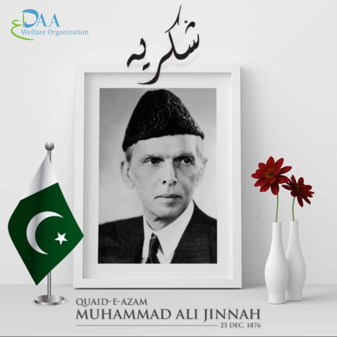 Daa_org's tweet photo. Quaid-e-Azam said "I don't believe in taking right decisions, I take decisions and make them right" He is a great person and founder of Pakistan. #QuaidDay #QuaideAzam #daaorg #founder https://t.co/hXv8iVYXpq