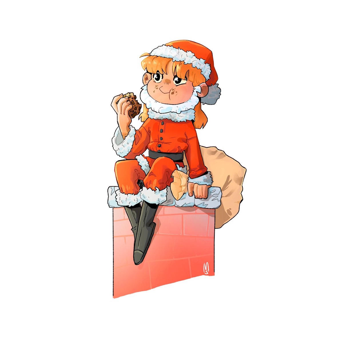 MsBananica's tweet photo. ¡Feliz Navidad a todos!
#Christmas #illustration #digitalart https://t.co/6oMx212zQA