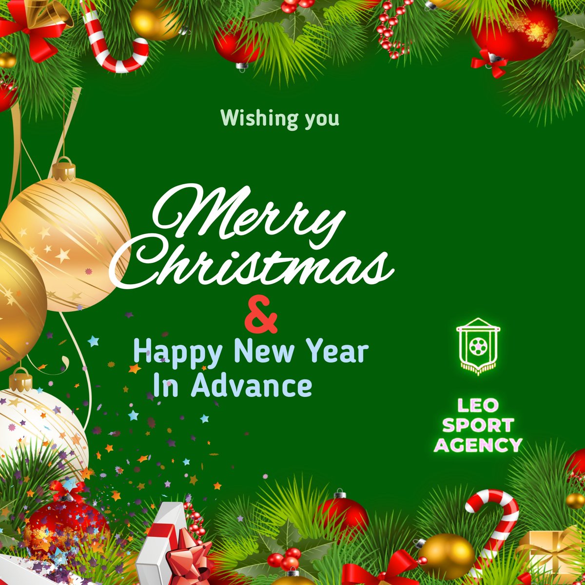 May you experience joyous season and fantastic holiday ⛱️🌻🌺
From all of us at #LEOSportsIntl 🙋
#Xmastime