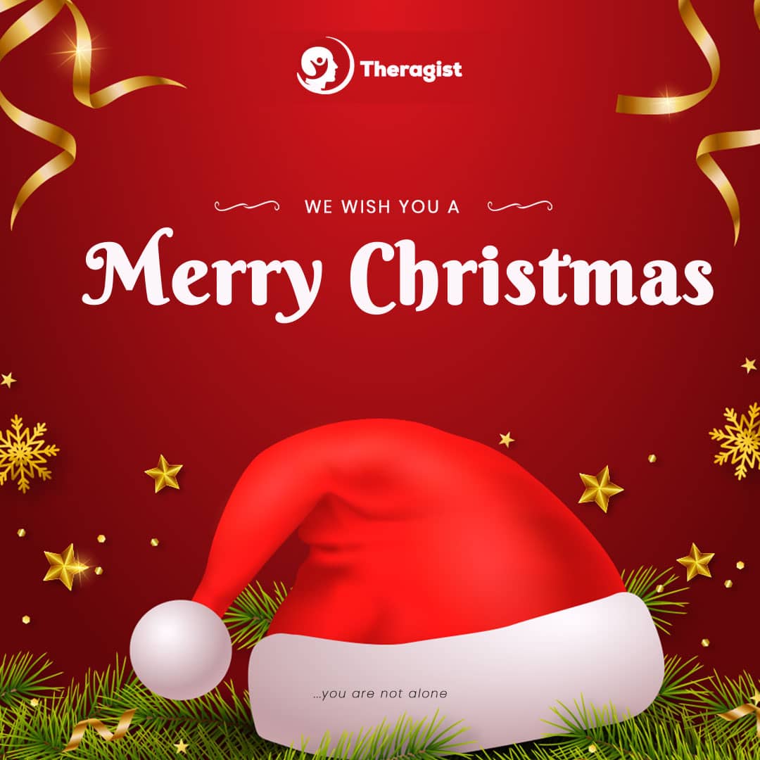 Season's greetings from Theragist, your mental health companion! 🌟 Wishing you a Christmas filled with serenity, joy, and moments of self-care. May the festive spirit bring continued strength and resilience. Remember, your well-being matters, today and always. Merry Christmas!