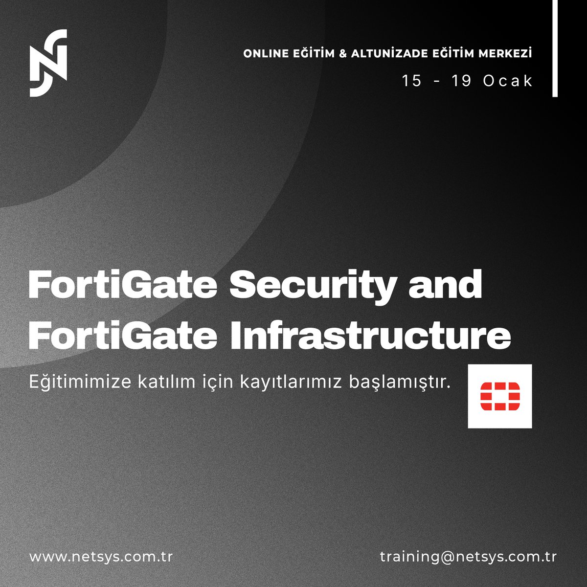 netsysbilisim_'s tweet image. Registration for participation in our FortiGate Security and FortiGate Infrastructure training, which will be between 15 - 19 January, has started.

For the registration; training@netsys.com.tr

#NETSYSBilişim #fortinet #fortigatesecurity #fortigateinfrastructure #training