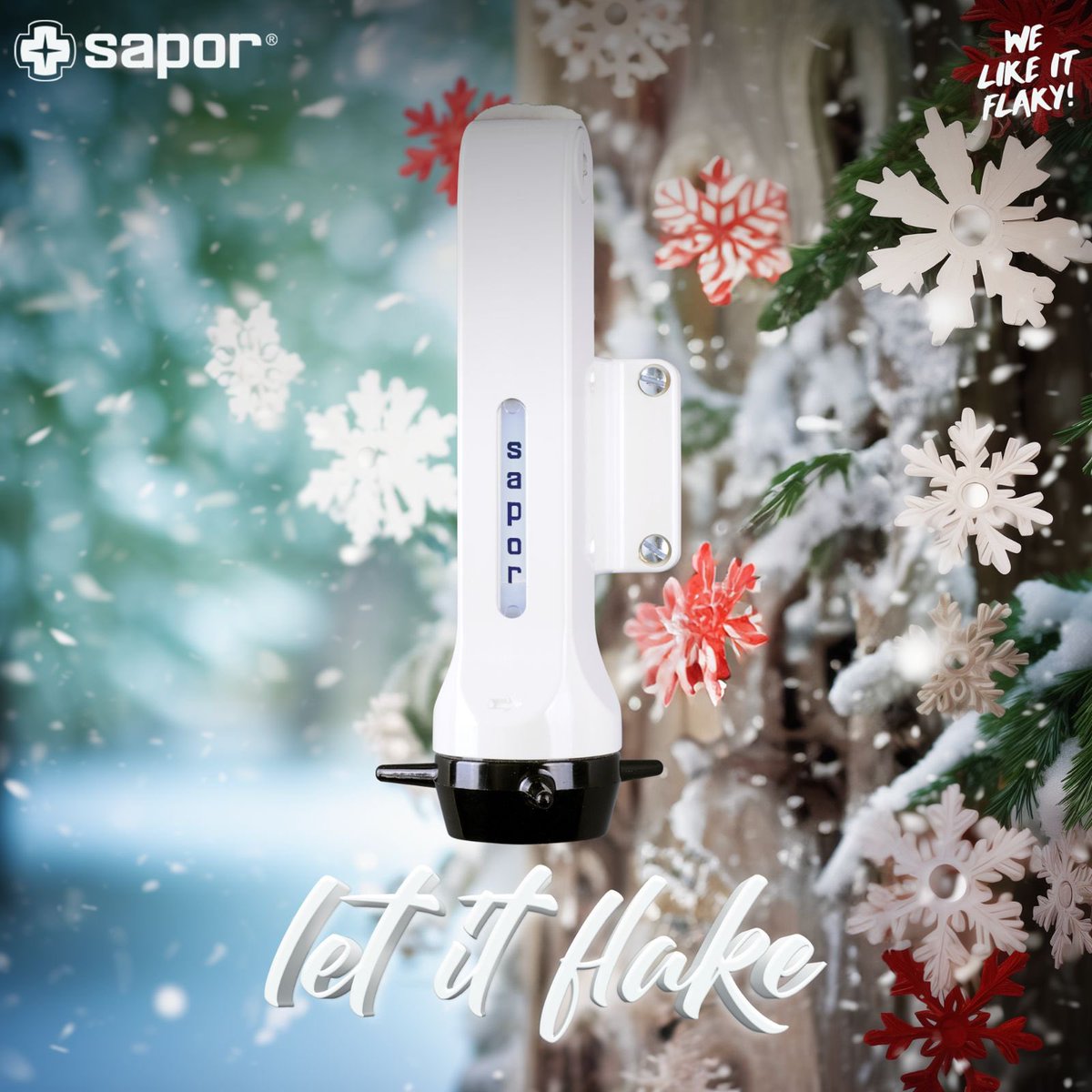 SAPOR wünscht ein frohes Weihnachtsfest und LET IT FLAKE!!