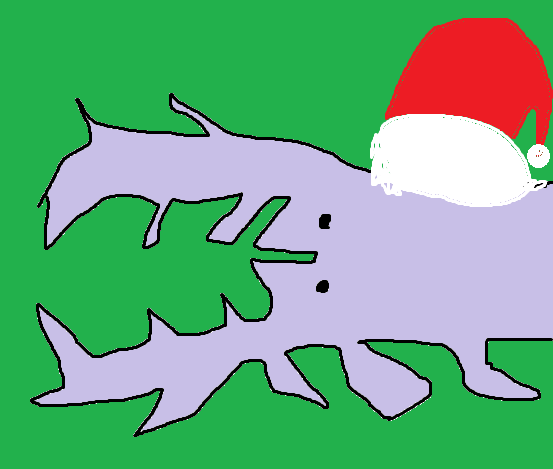 YOU THOUGHT YOU'D SEEN THE LAST OF ME, HUH?! IT'S NOT OVER YET, KID... A GOD DOES NOT FEAR CHRISTMAS!!!!