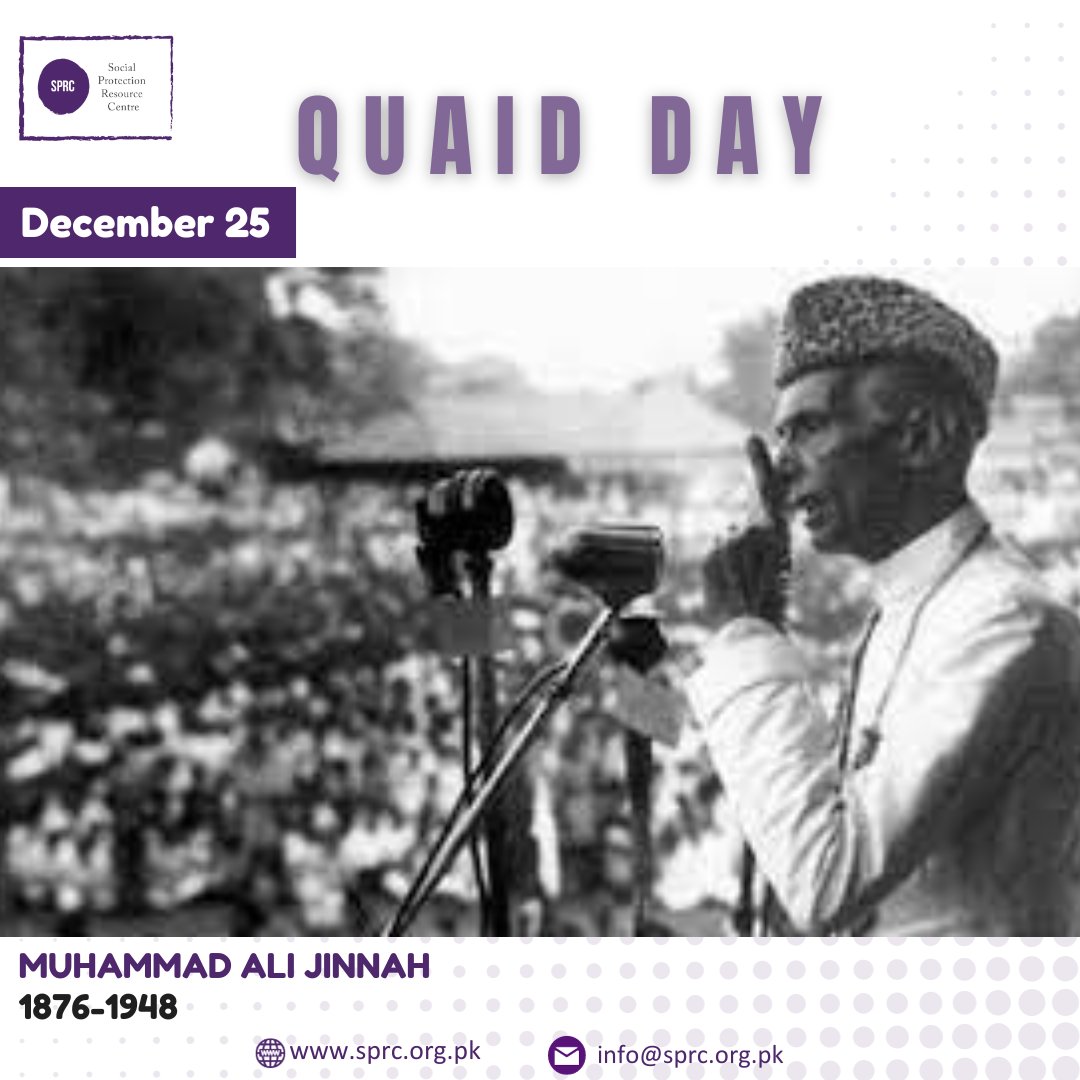 Quiad-e- Azam #MuhammadAliJinnah  envisioned a Pakistan where the well-being of every citizen was safeguarded. Today, as we celebrate his legacy, let's renew our commitment to #socialprotection , ensuring a prosperous and secure future for all. 🌐🤝 #QuaidDay