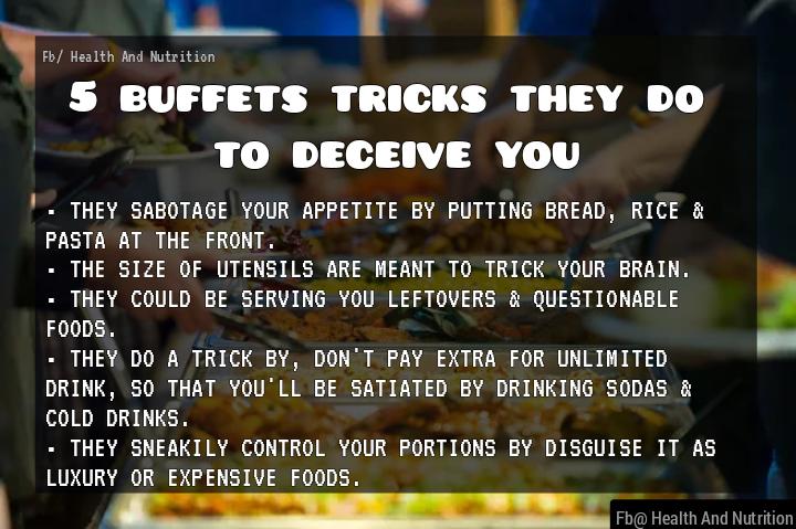 Nutrition_1M's tweet photo. Ever tried buffet? Here are the 5 tricks they don't wanna you to know about !
#buffet #buffetdinner https://t.co/RpxAG6rLLw