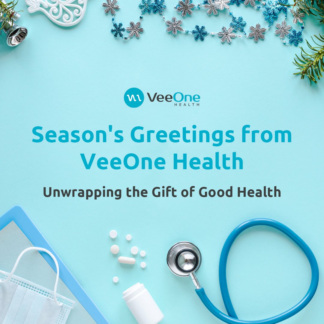 VeeOne_Health's tweet photo. This festive season is a time of joy, and at VeeOne Health, we're celebrating the achievements and milestones of the past year.

 Wishing our wonderful community a season filled with festive cheer and good health. https://t.co/uYcLc95cLk