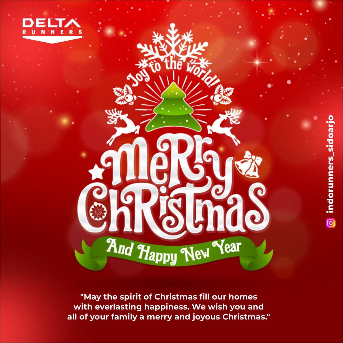 Selamat Natal dari kami Keluarga besar Delta Runners