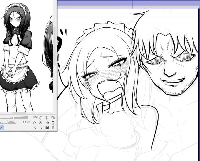 半年ぶりに描いてる 