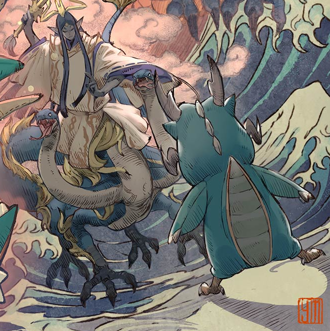 「dragon boy standing」 illustration images(Latest)
