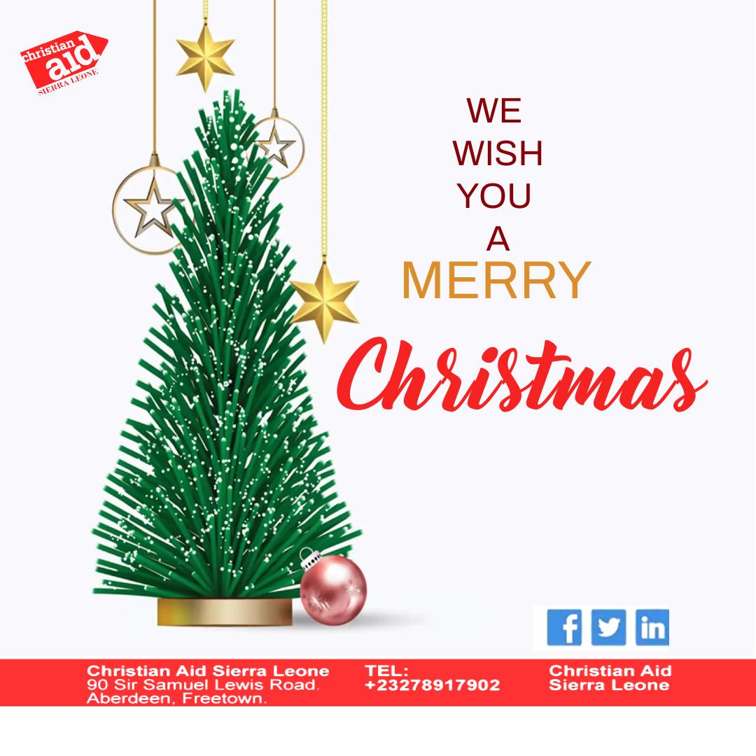 Christian Aid 🇸🇱 wishes everyone a Merry Christmas🎄 and a Prosperous New year in advance. May 2⃣0⃣2⃣4⃣ be a year of blessing &amp; favour in our lives, and may we be strengthened by the saving grace of Jesus Christ! #AMEN!

#christianaidsierraleone
#wishingeveryone
#HappyChristmas