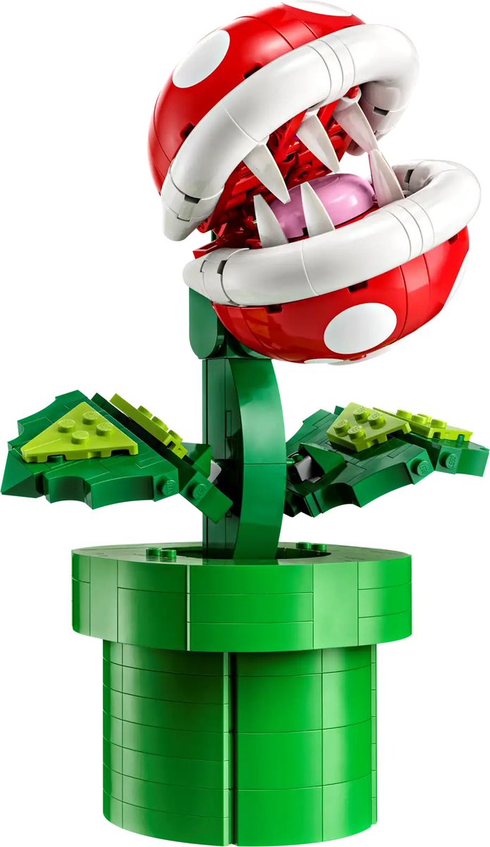 My second Christmas Day build.

LEGO Super Mario Piranha Plant 71426 figure! 🌱 Pose its head, mouth, stalk, and leaves to recreate iconic poses.  Perfect gift for Super Mario fans, this display model makes a unique centerpiece. 🎁🕹️ #LEGO #SuperMario #BuildingChallenge