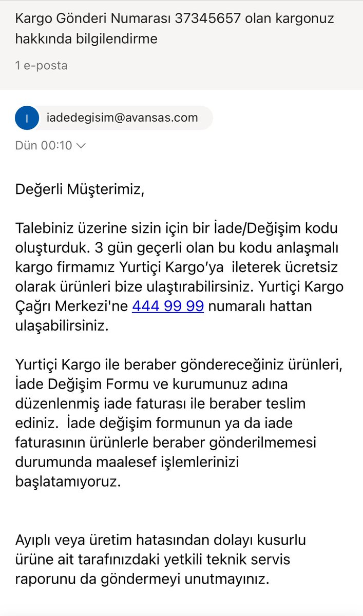 mertguner's tweet photo. @avansas gerçekten bunu iade değişim formu, iade faturası ve teknis servis raporuyla birlikte iade etmemi mi istiyorsunuz? Bir özür dileyip, yenisini göndermek bu kadar zor olmamalı. https://t.co/oFei081TLn