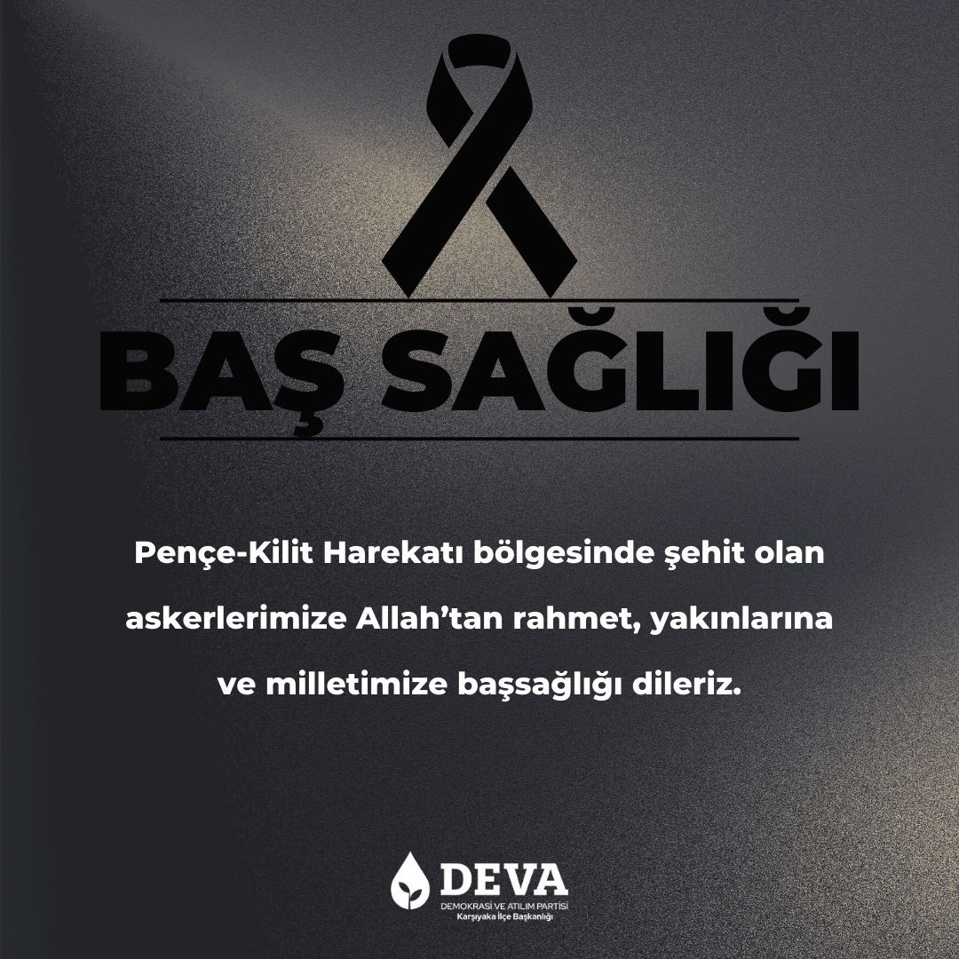 DEVA Partisi Karşıyaka İlçe Başkanlığı (@karsiyakadadeva) / Posts / X