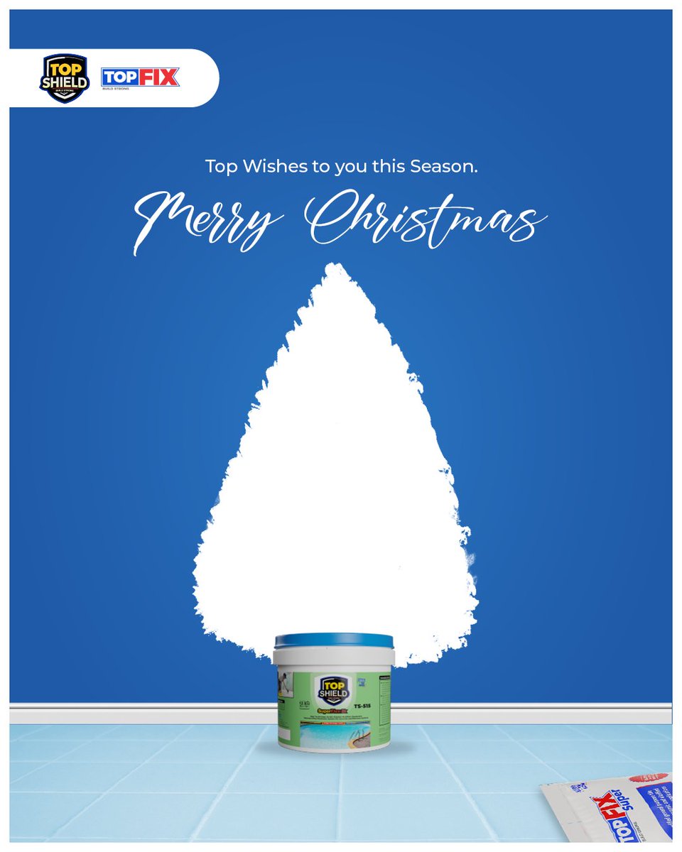 topshieldtopfix's tweet photo. May your homes be filled with immense happiness, comfort, and blessings this season.
Merry Christmas!🎄🎊
.
.
#MerryChristmas #TopShield #TopFix #PureChem https://t.co/I0BJb5iMQy