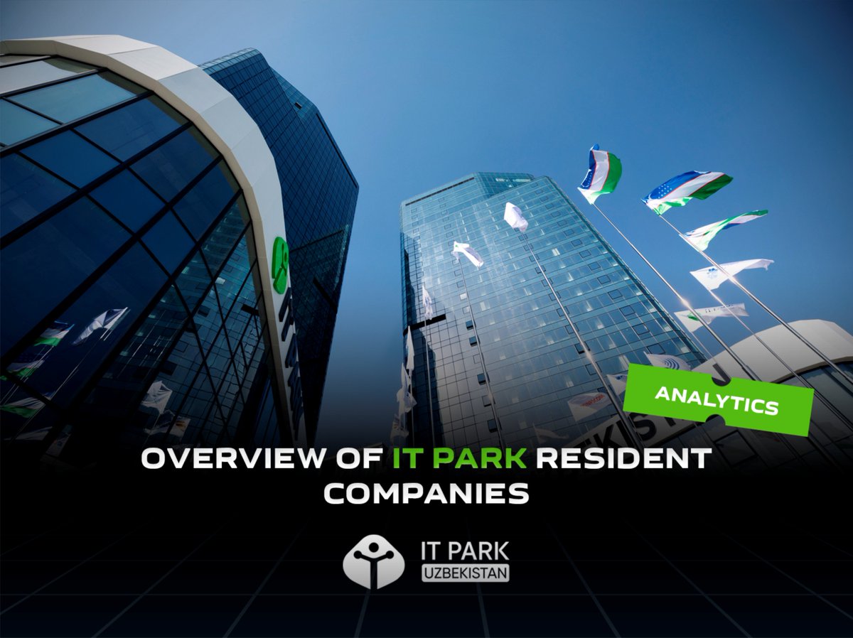 Overview of IT Park resident companies: economic impact and their role in job creation and export expansion Read more on the website: it-park.uz/en/itpark/news…