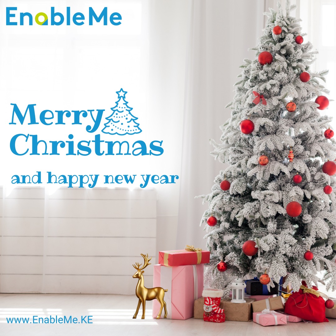 EnableMeKenya's tweet photo. Wishing everyone a Merry Christmas and a Prosperous New Year!

May the spirit of joy and kindness fill your hearts during this festive season. As we celebrate, let's also reflect on the impact we can make in 2024. Together, let's continue spreading love, hope and positive change. https://t.co/Yylai6DASy