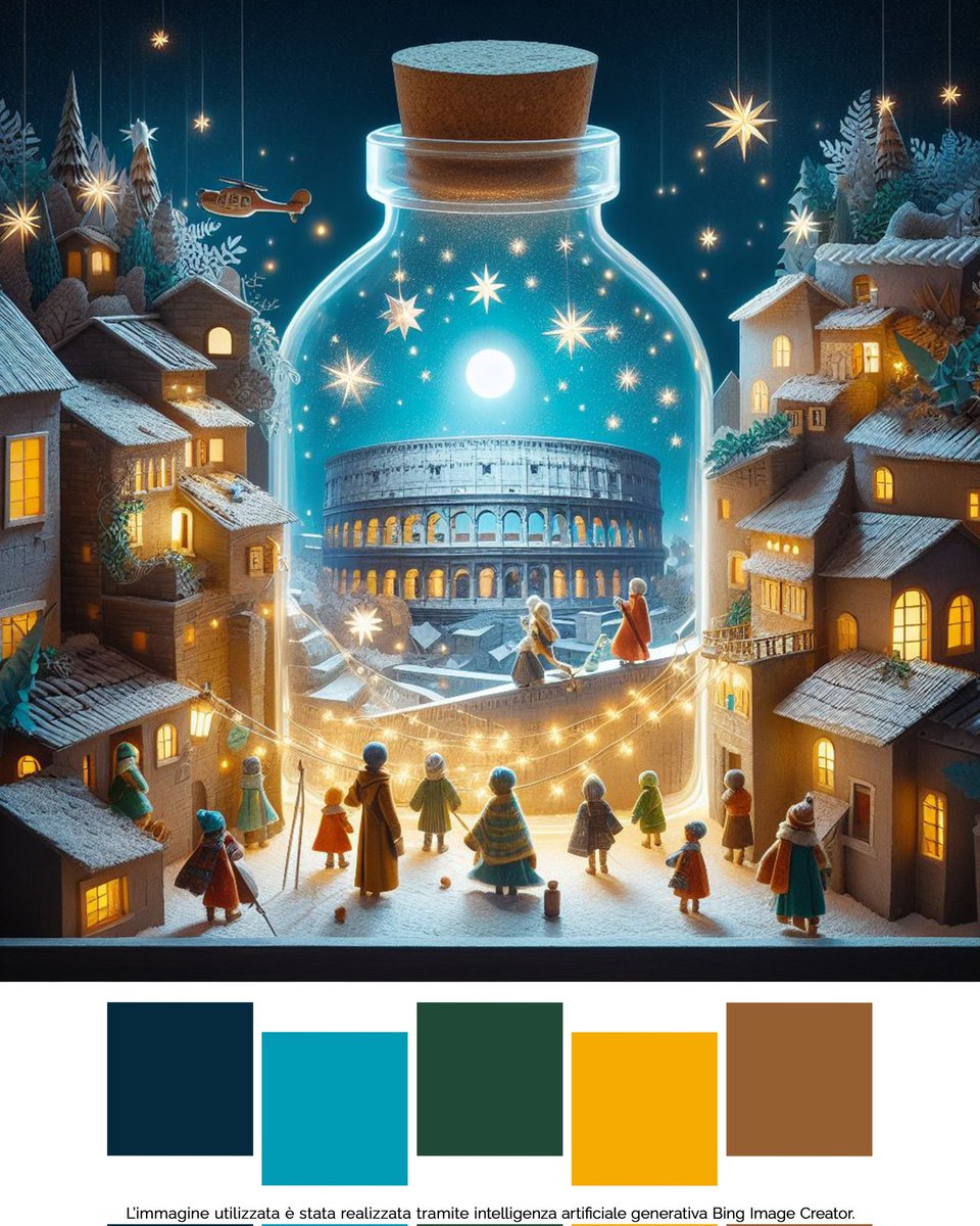 hello_im_fra's tweet photo. "Diorama: Christmas Time in Rome in a bottle"
[The prompt used is based on a B.I.C. prompt that I adapted / modified]
#ai #aiart #dalle #bing #aigenerated #OpenAl #digitalart #generativeart #colorpaletteinspiration #christmastime #roma https://t.co/VwoCZnHfaO