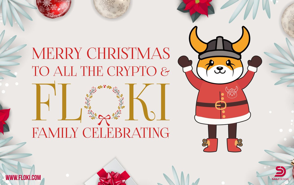 Wishing you a Merry Christmas! May your holidays be filled with warmth, joy, and plenty of feasting! 🎄⚔️ #floki $floki <a href="/RealFlokiInu/">FLOKI</a>