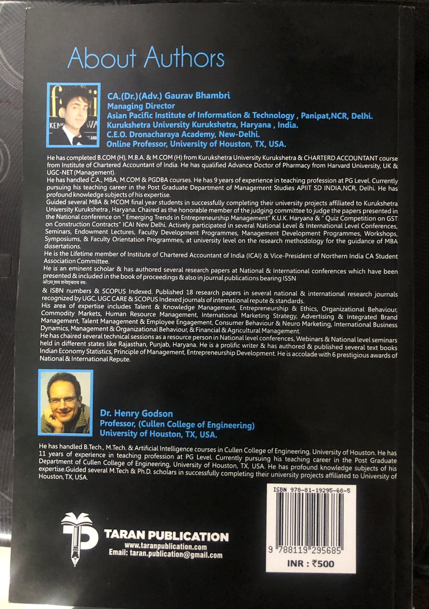 BhambriCa's tweet photo. Thanks Almighty # New book published in collaboration with my friend Henry Godson…. https://t.co/Agc3NCR5mQ