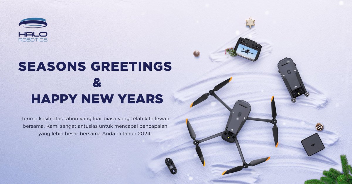 Seasons Greeting &amp; Happy New Years

#HappyNewYear #halorobotics #SeasonsGreetings