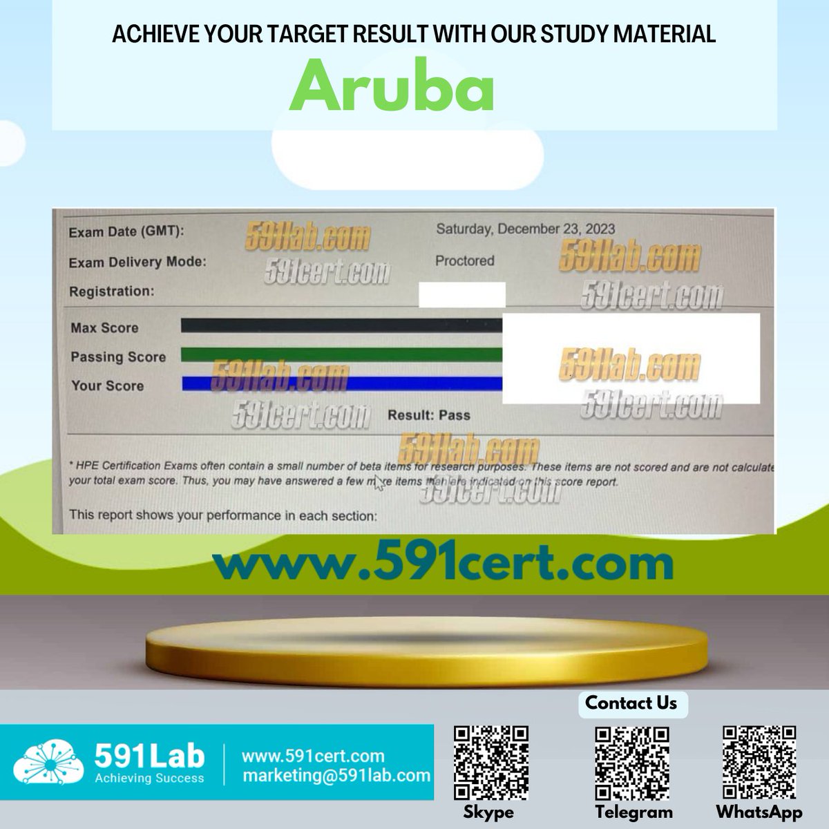 591Lab's tweet photo. Check Our Aruba HPE7-A01 ,Pass on 21th December from 591LAB.
 
Visit https://t.co/ic8sDkGrlc for more details.

#certcollection #certcommunity #591lab #591cert #arubacertification #proxy #informationtechnology #jobopportunities2024 https://t.co/oVNkRSXfFm