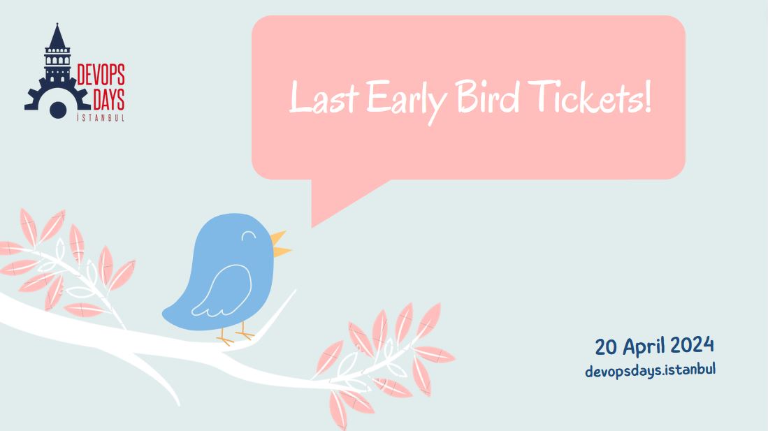 devopsdaysist's tweet image. #DevOpsDays #DevOpsDaysIstanbul #DevOpsDaysIstanbul2024 #EarlyBirdTickets