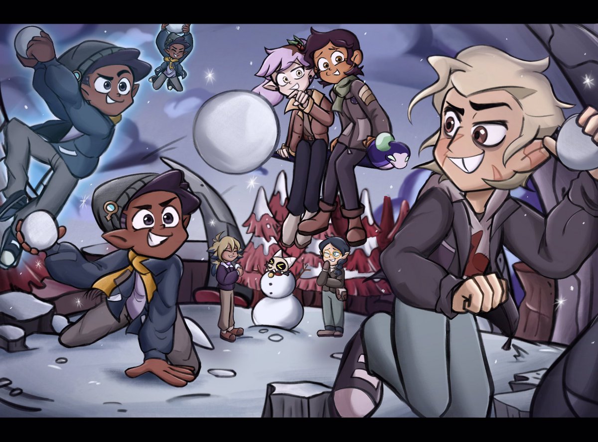 Snowball fight!

#TheOwlHouse #theowlhousefanart #TOH
