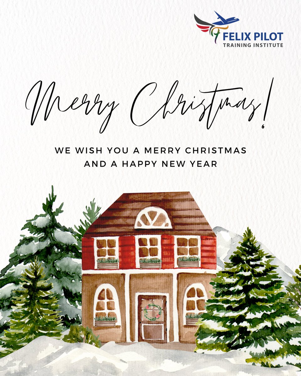 felix2pilot's tweet photo. Merry Christmas from Felix Pilot Training Institute! May the joy of the season soar high and your aspirations reach new heights!🚀 #Christmas #Christmas2023 #ChristmasEve #MerryChristmas https://t.co/W4db31Zl3S