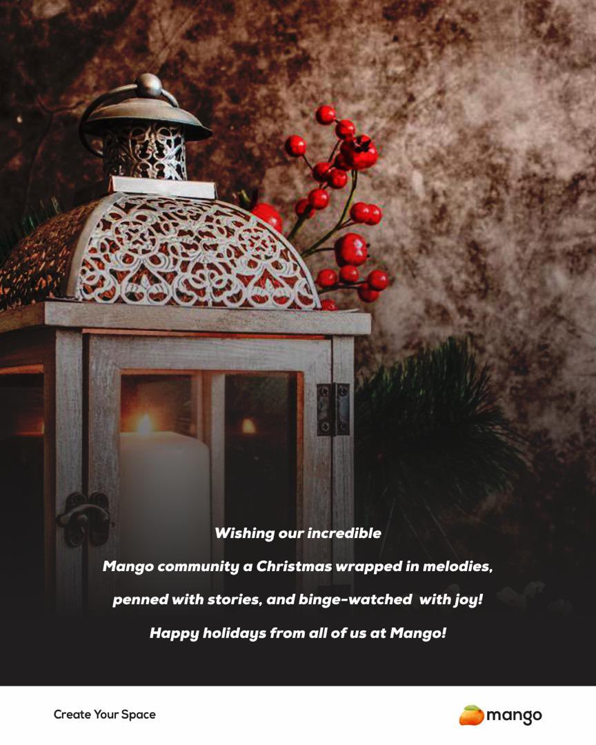 getmangonow's tweet photo. Merry Xmas from us at mango.
#createyourspace https://t.co/KGkZjTGG36