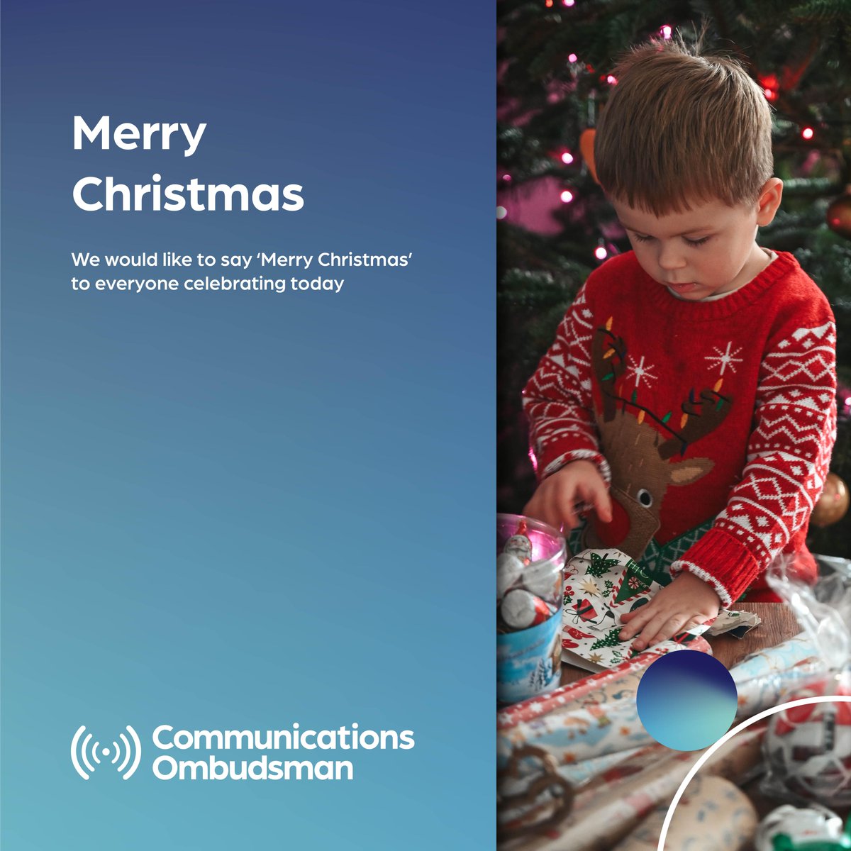 We would like to say 'Merry Christmas' to everyone celebrating today #Christmas #Christmas2023