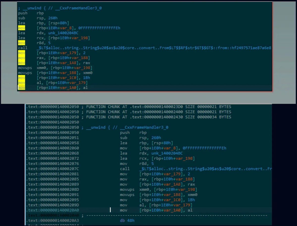 0xor0ne's tweet image. Nice writeup on reverse engineering #Rust binaries by Ben Herzog (@_CPResearch_)

research.checkpoint.com/2023/rust-bina…

#reverseengineering #rustlang