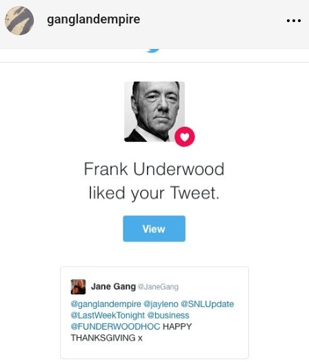 Ebiewon's tweet photo. @jf_anon @Sapioplex @BrainStorm_Joe @realdefender45 @xAlphaWarriorx While writing &amp; publishing #TheCleanUpSaga Series 1, 2014-2015 > during promotions on Twitter I got a new follower on both my twitter accounts #FrankUnderwood >A six month *love affair* between writers (Frank's character) So I wrote Pt 8 around Frank, Claire &amp; Doug &amp; D J Trump https://t.co/okEm5YPCAV