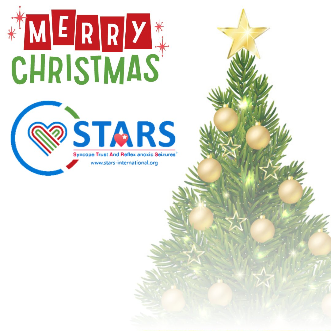 On behalf of all the Team at STARS (Syncope Trust And Reflex anoxic Seizures), we wish you a very Merry Christmas! The STAR on top of your Christmas Tree is shining brightly today!! #MerryChristmas #Christmas2023