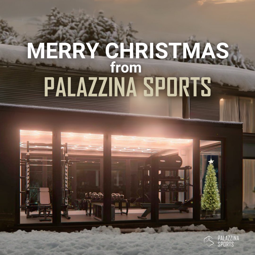 Wishing you a Merry Christmas filled with joy, laughter, and the warmth of the holiday season. May your Palazzina be a place of festive workouts and wellness, bringing health and happiness to your home. 🎄🎁✨ #palazzinasports #MerryChristmas #PalazzinaWellness