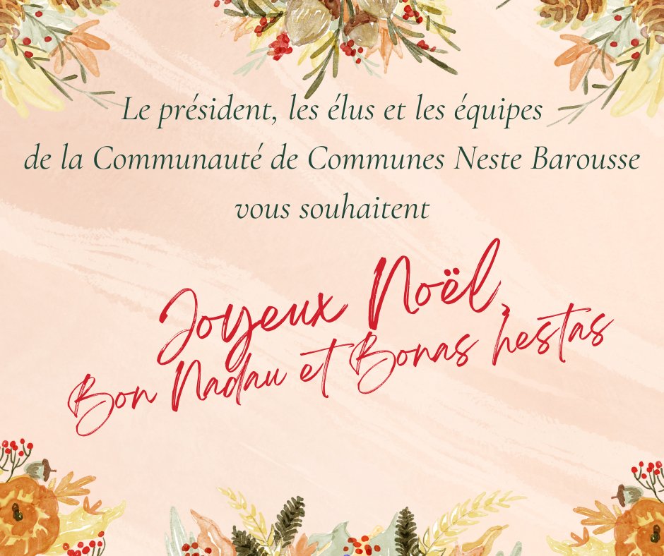 Joyeuses fêtes en Neste Barousse