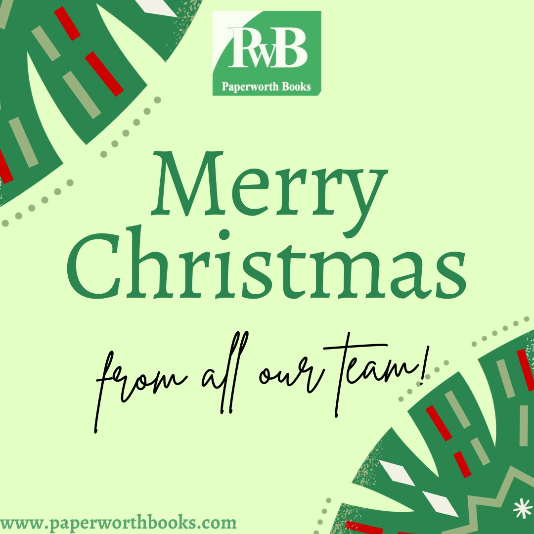 At this wonderful time of the year, Paperworth Books wishes you a very Merry Christmas!
We hope your holidays are filled with love, laughter, and of course, lots of great books to read!

#paperworthbooks #christmas #MerryChristmas