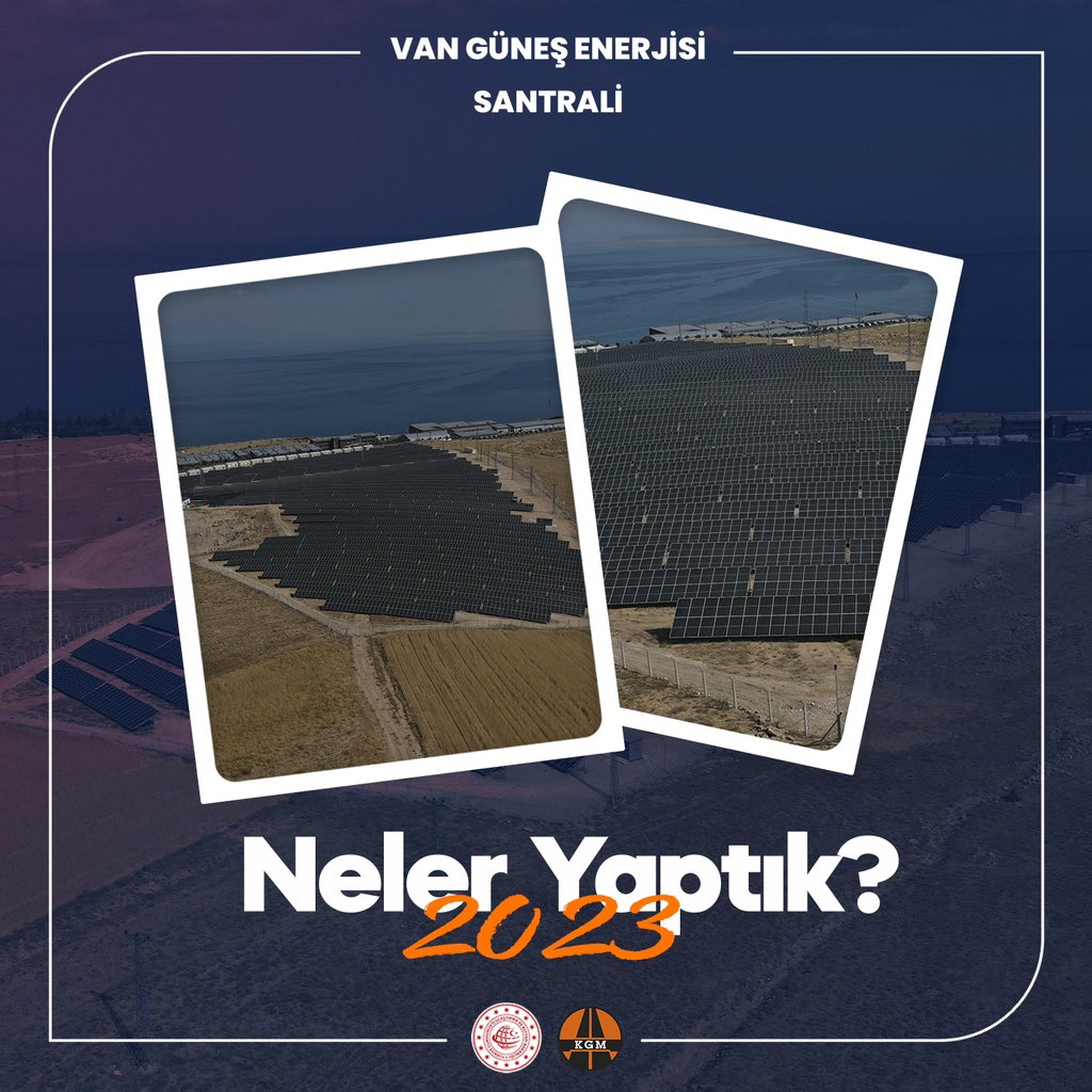 2⃣0⃣2⃣3⃣’🆃🅴 🅽🅴🅻🅴🆁 🆈🅰🅿🆃🅸🅺 ?

İkinci Güneş Enerjisi Santralimizi Van’da kurduk. Yenilenebilir enerji kaynaklarını artırıyor, çevremizi koruyoruz.

#GüvenliUlaşımınAdıKarayolları
#Van #güneşsantrali