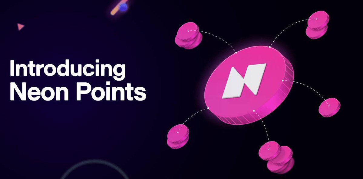 📢 We are proud to announce the start of Neon Points!

Our goal with points is to quantify and track on and off chain actions that contribute to Neon’s success. 

To start, we want to keep things very simple so the type of actions that can earn points are community actions.

Read