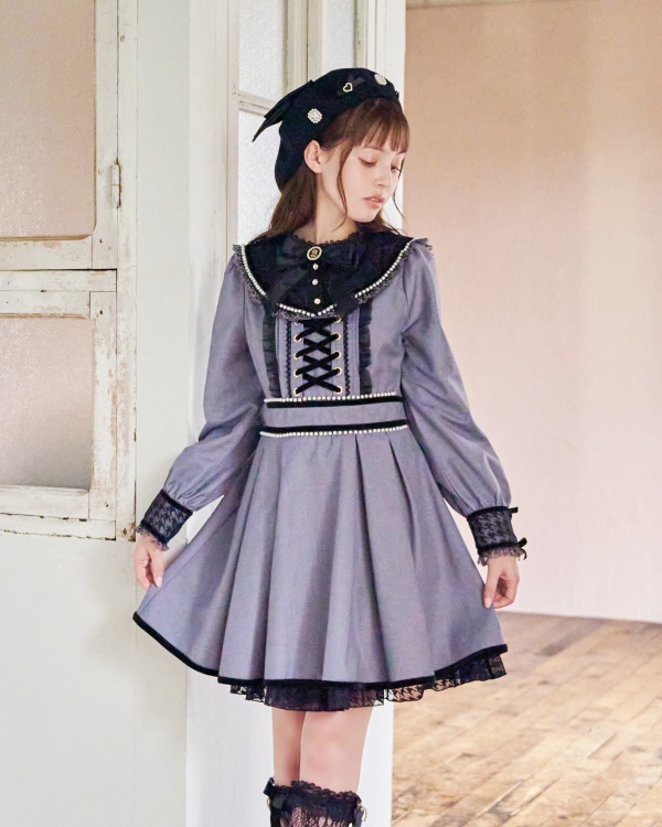 LIZLISA ハウンドトゥースエプロンワンピース LIZLISA ハウンドトゥースエプロンワンピース LIZ LISA on X: