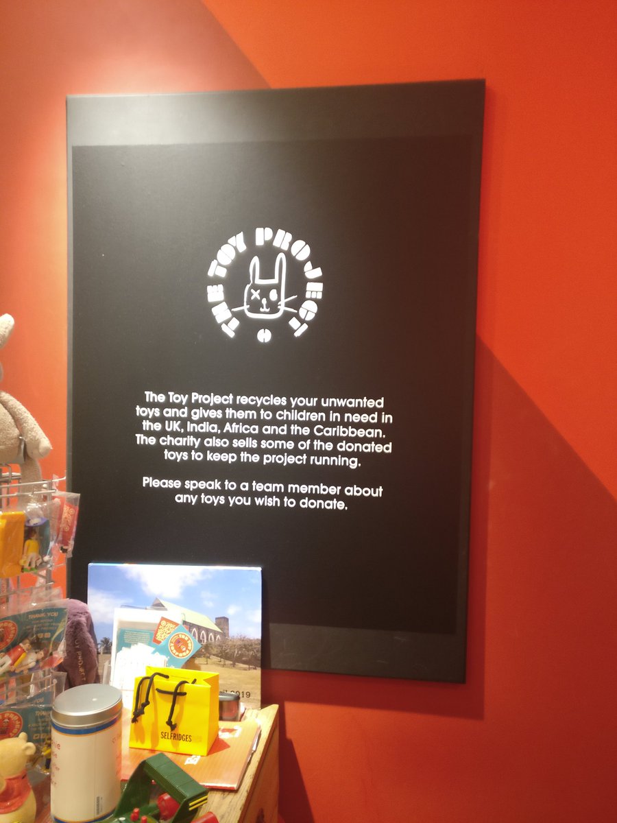 Nice to see The Toy Project at Selfridges @theTOYprojectuk #sustainability #curcularity #community