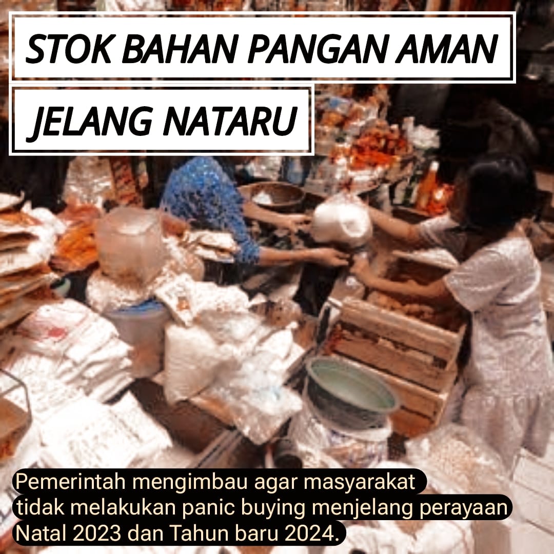 Stok Bahan Pangan Aman Jelang Nataru
#StokBahanPangan #Ekonomi #BahanPangan #Nataru