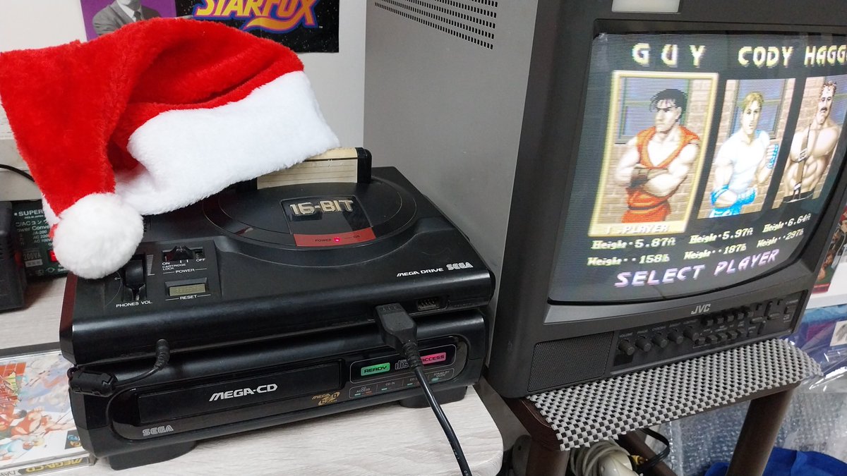 Merry Mega-CD Christmas, everyone!  🎄🎅🎁 It's the jolliest time of year, so I hope all of you guys have a great Holiday! (Bonus points if you're playing Mega-CD 😏)
 #MegaDriveMonday #MegaCDMonday