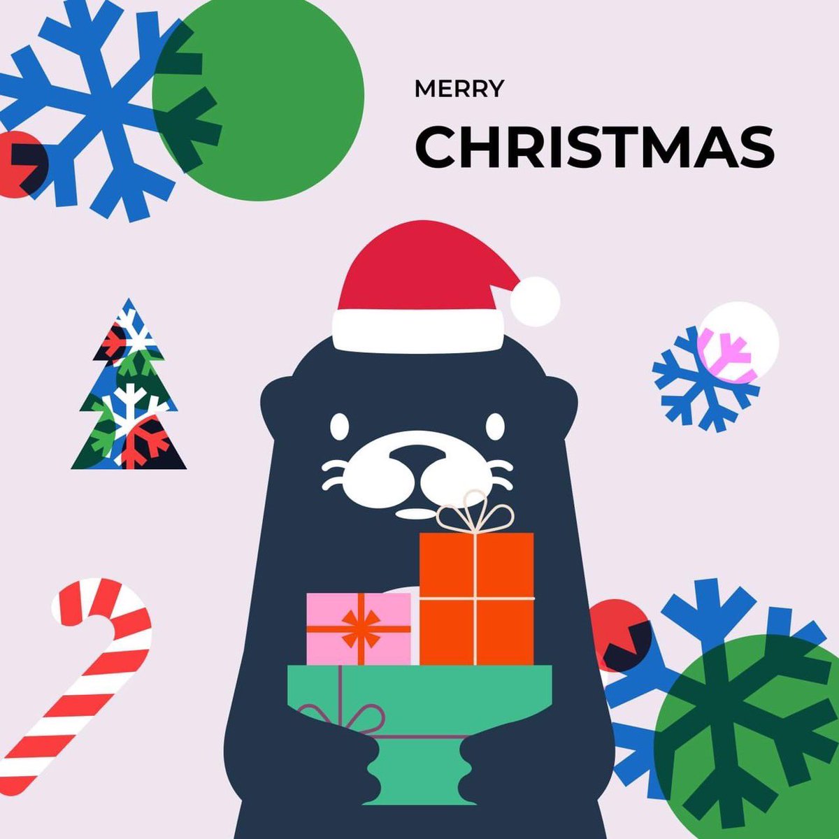 #LazyOtter wishes everyone a Merry Christmas and a day filled with happiness and joy with your loved ones 🎄#MerryChrismas #DeFiSecurity #Otter