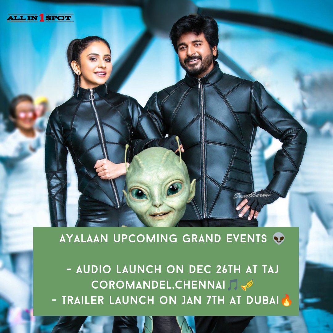 Cinema_Rajaa's tweet photo. #Ayalaan Sambavam Loading..👽 🔥 

#Sivakarthikeyan | #AyalaanAudioLaunch https://t.co/UM3QfutkUu