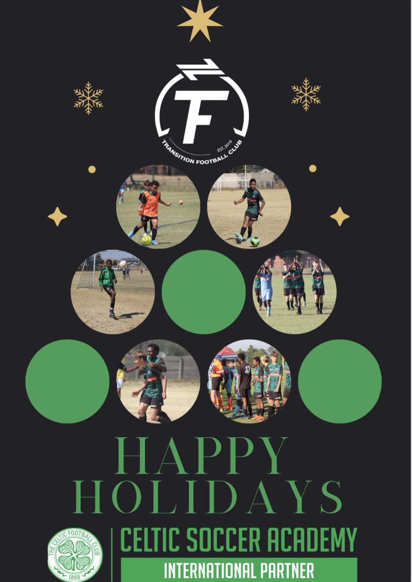 thefootyworldy's tweet photo. Happy holidays to all our supporters.
We really appreciate your support this year and look forward to an exciting New Year in January.
Be safe and enjoy the rest of your break ๐ขโซ๏ธ #TransitionFC https://t.co/FcEaz8L3gZ