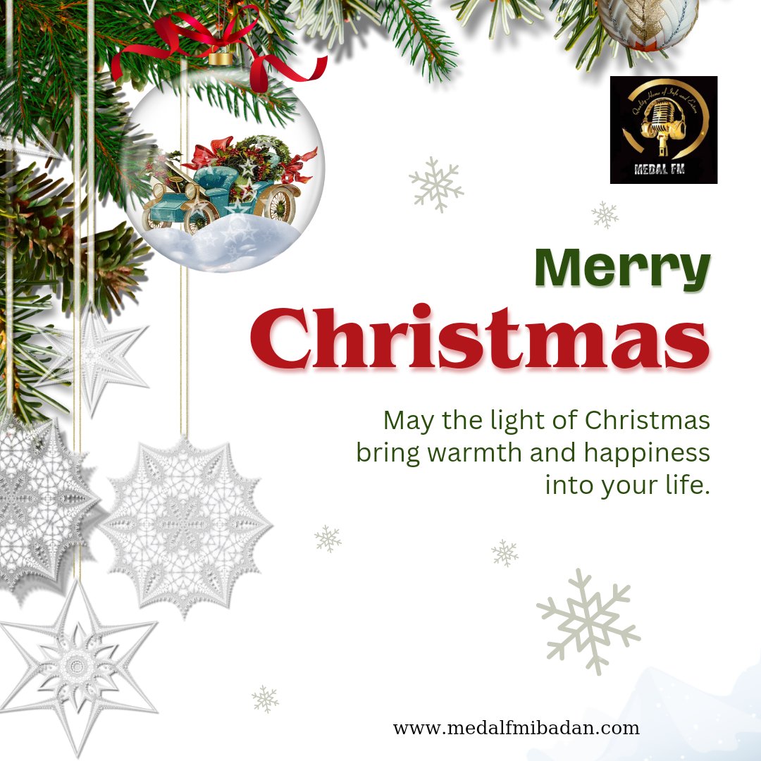 MedalFm's tweet photo. We wish all our Wonderful Listeners a Merry Christmas https://t.co/eWFynASOvA