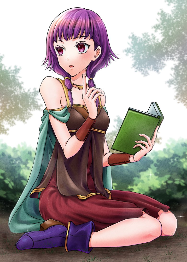 ルーテさん仕上げ。そう言えばアスルテ本描いてた時もルーテさん描くの苦戦してたな…難しい #FE  https://t.co/p90PZ90T47 