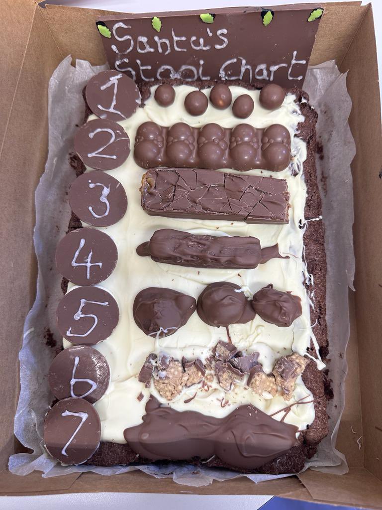 GulnazFarzan1's tweet photo. Merry Christmas everybody from Team AMU🎄🎅🏻☃️
Thank-you @caraaajaneee for the #StoolChart Cake 💩
Thank-you to everyone who will be working over the festive period 💚 @UHDBTrust #Festive #Christmas https://t.co/eKlj0dp9z4