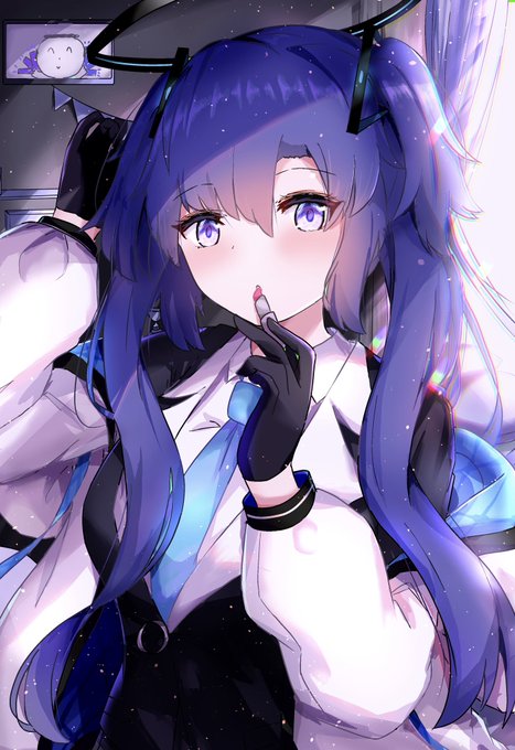 先生の為にイメチェンするユウカ
#ブルアカ #BlueArchive 